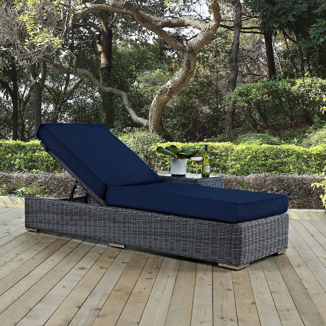 Summon Outdoor Patio Sunbrella¬¨√Ü Chaise Lounge By HouseBean