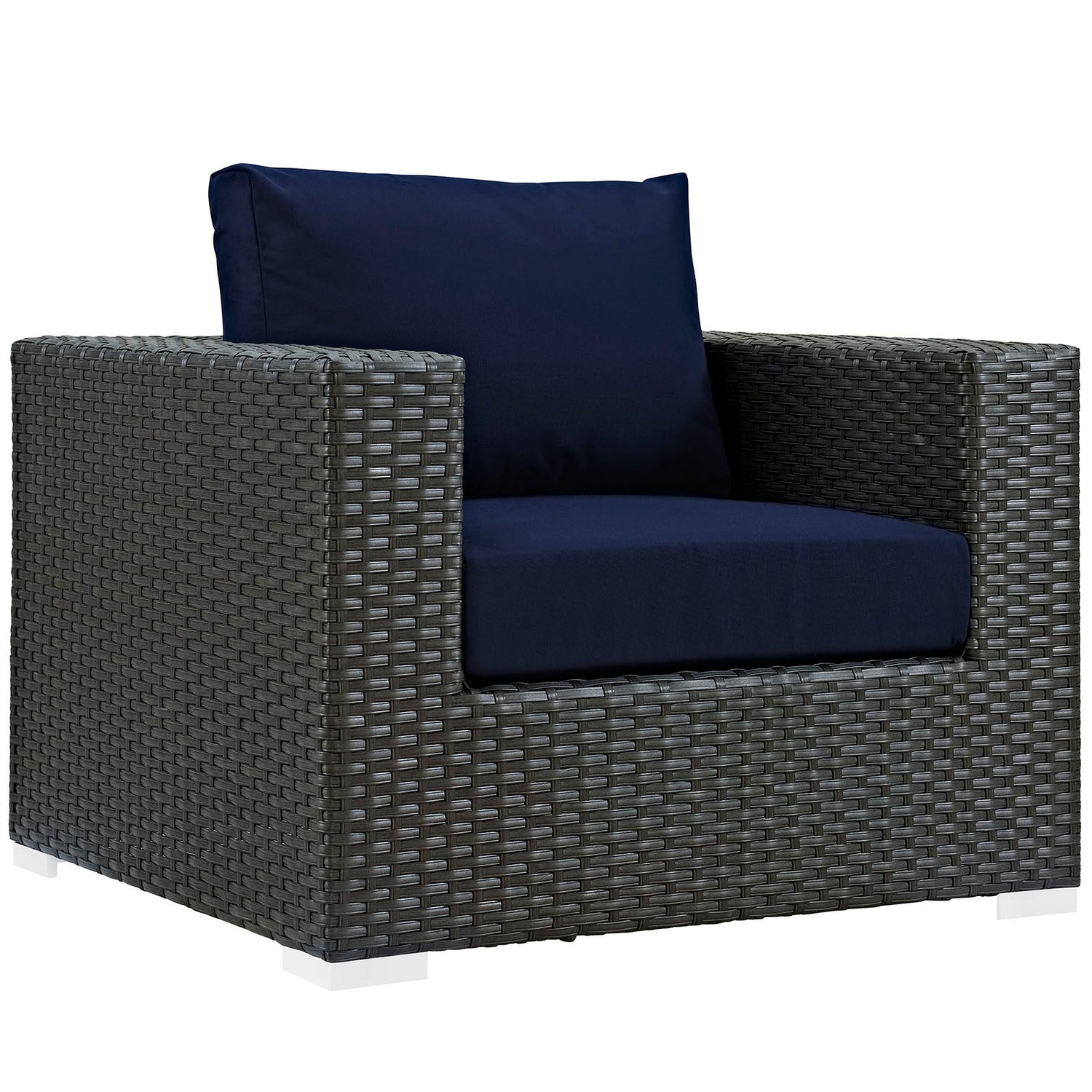 Sojourn 8 Piece Outdoor Patio Sunbrella¬Æ Sectional Set by Modway