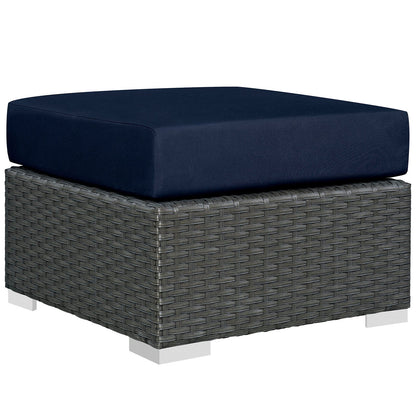 Sojourn 8 Piece Outdoor Patio Sunbrella¬Æ Sectional Set by Modway
