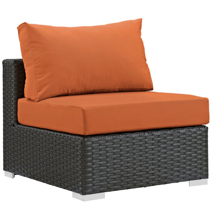 Sojourn 7 Piece Outdoor Patio Sunbrella¬Æ Sectional Set by Modway