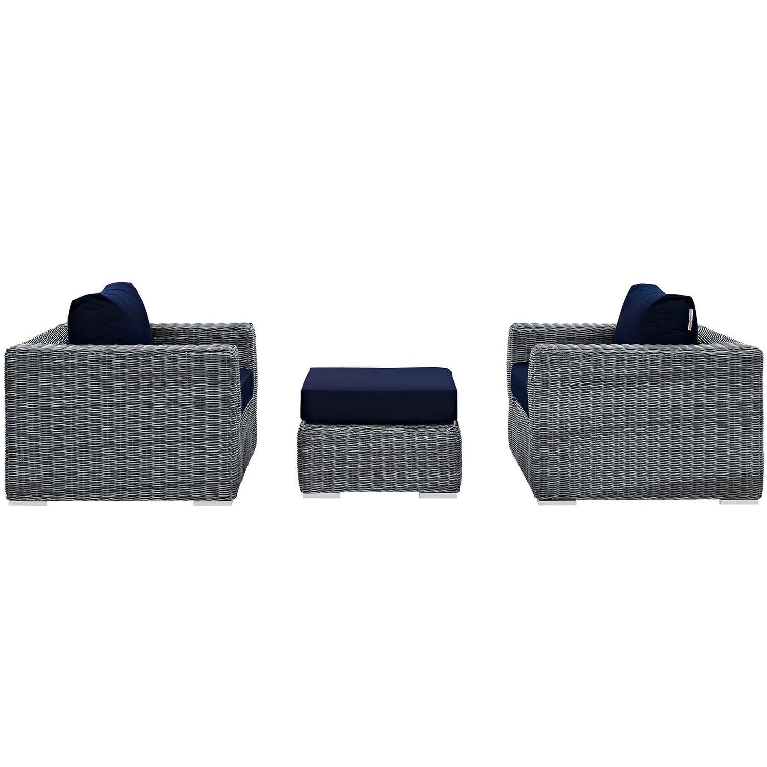 Summon 3 Piece Outdoor Patio Sunbrella¬¨√Ü Sectional Set By HouseBean