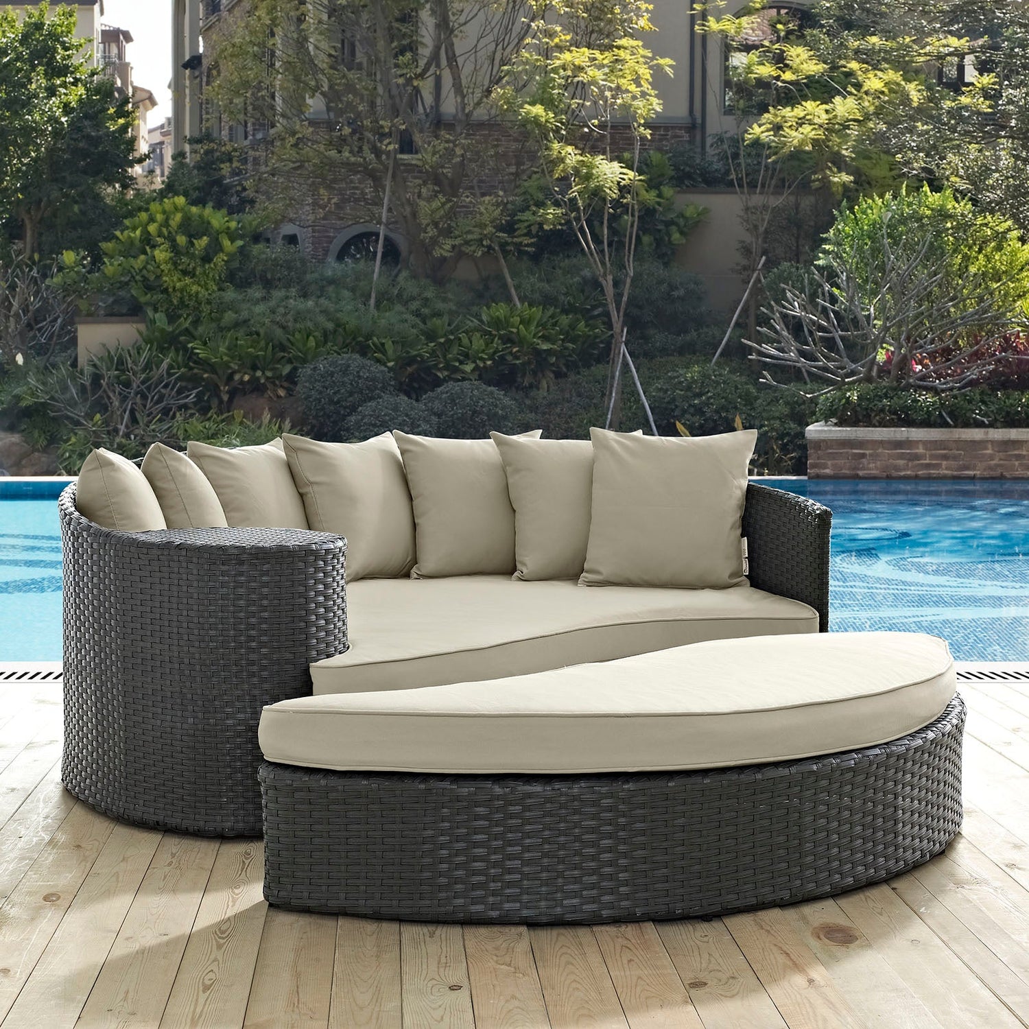 Sojourn Outdoor Patio Sunbrella¬Æ Daybed by Modway