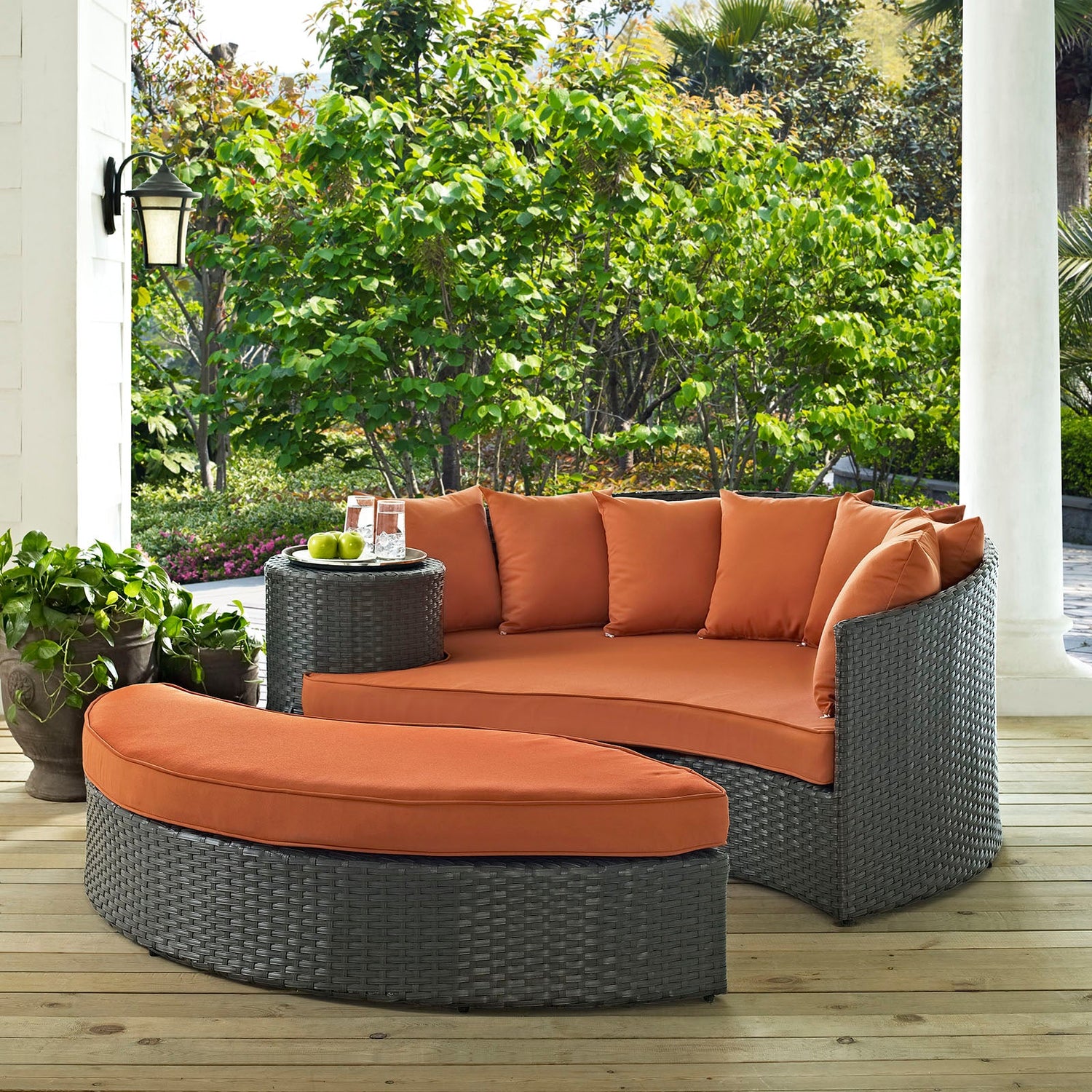 Sojourn Outdoor Patio Sunbrella¬Æ Daybed by Modway