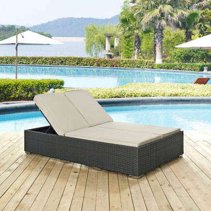 Sojourn Outdoor Patio Sunbrella¬Æ Double Chaise by Modway