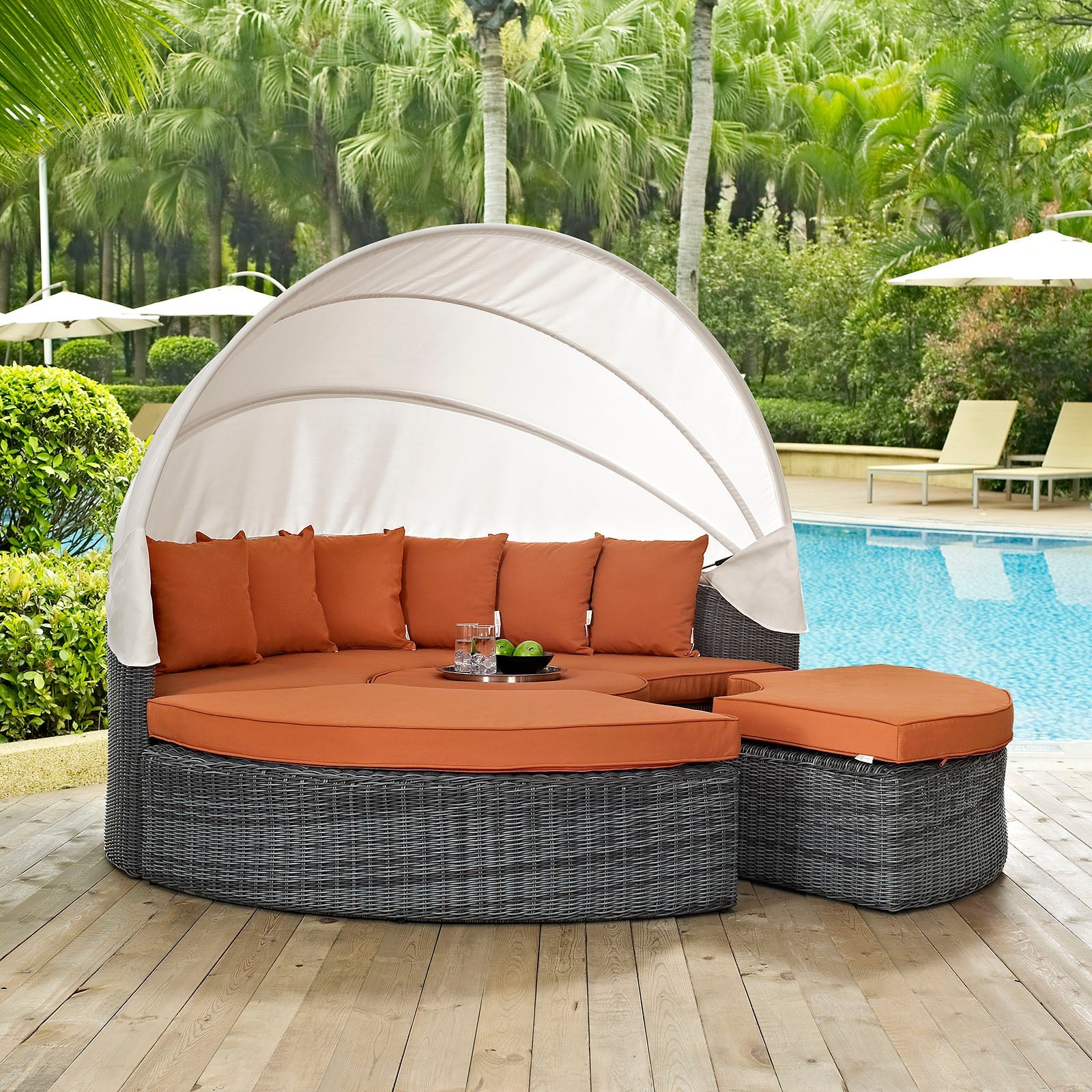 Summon Canopy Outdoor Patio Sunbrella¬¨√Ü Daybed By HouseBean