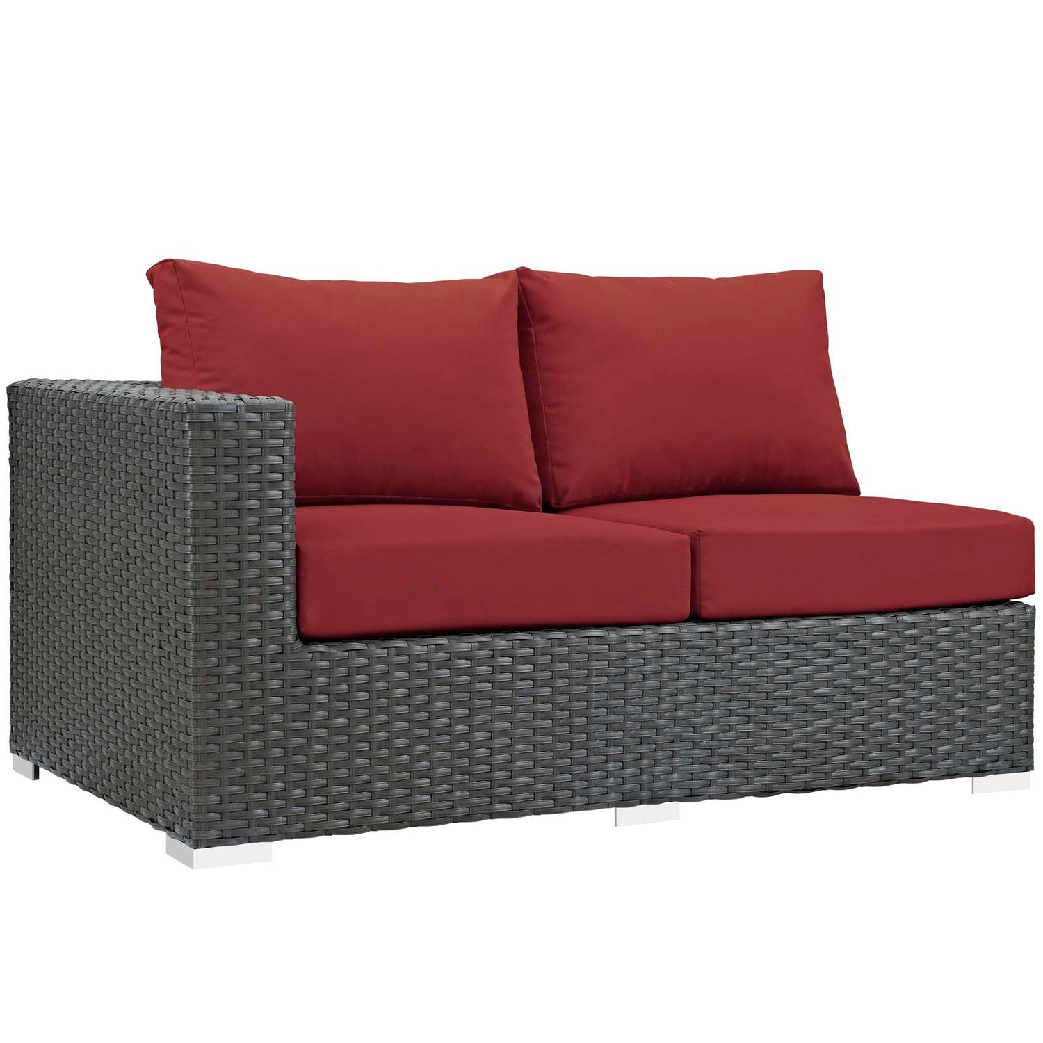 Sojourn 7 Piece Outdoor Patio Sunbrella¬Æ Sectional Set by Modway