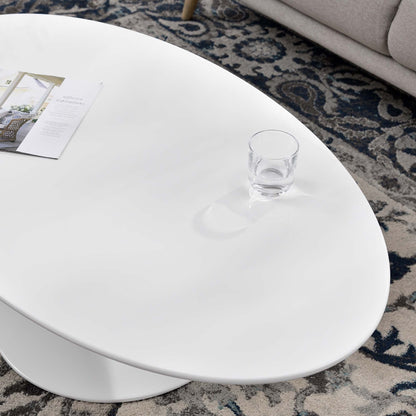 Lippa Oval Wood Coffee Table by Modway