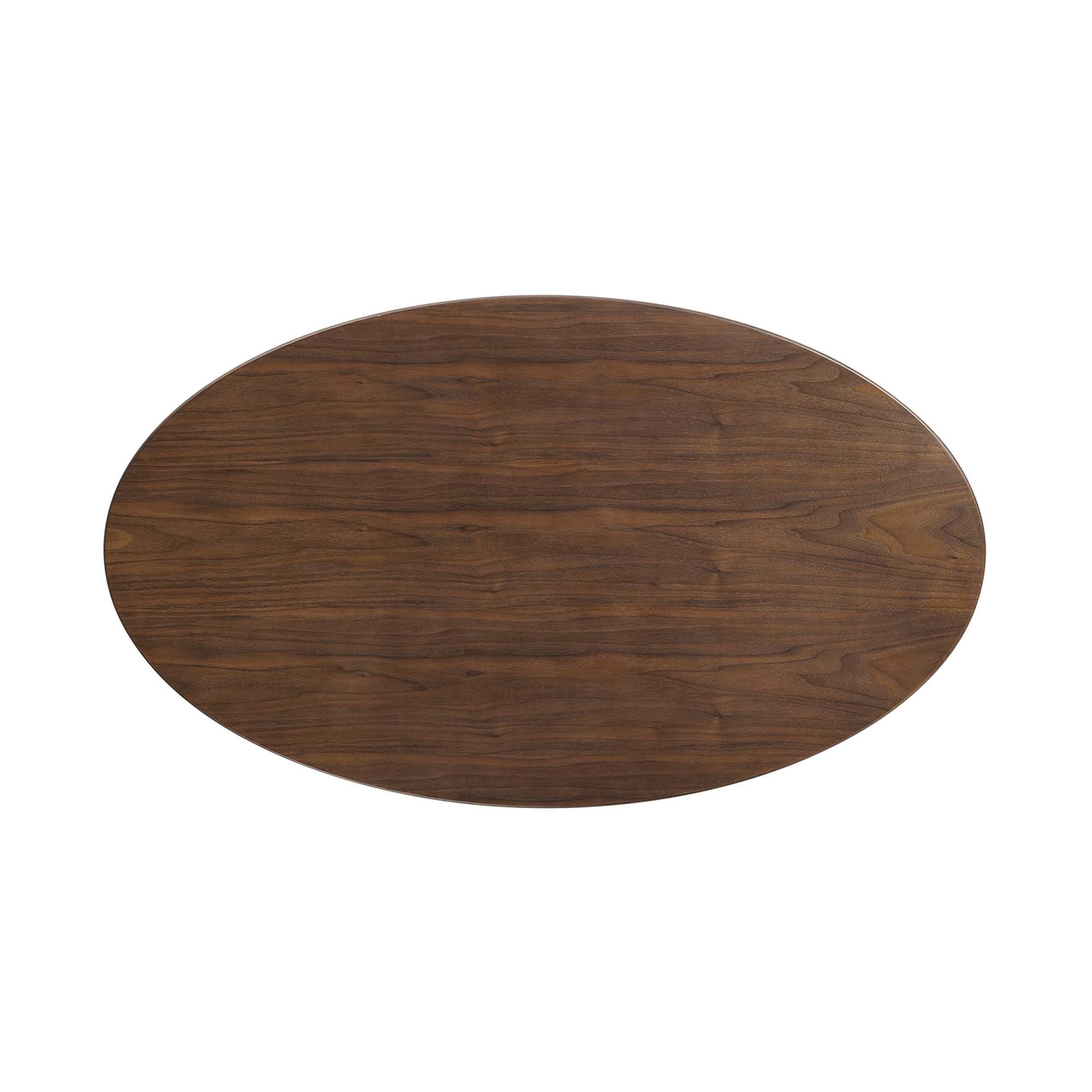 Lippa Oval Wood Coffee Table by Modway