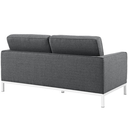 Loft Upholstered Fabric Loveseat by Modway