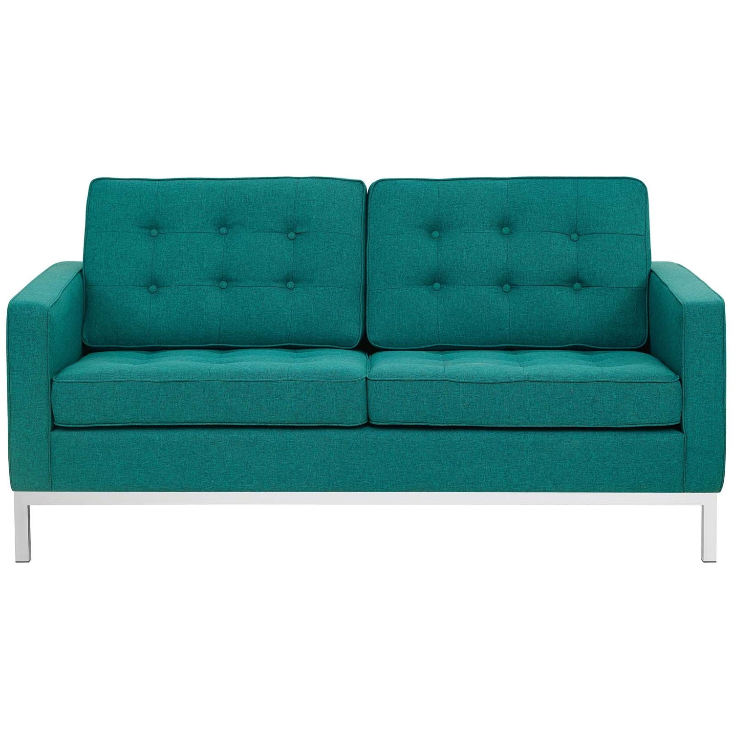 Loft Upholstered Fabric Loveseat by Modway