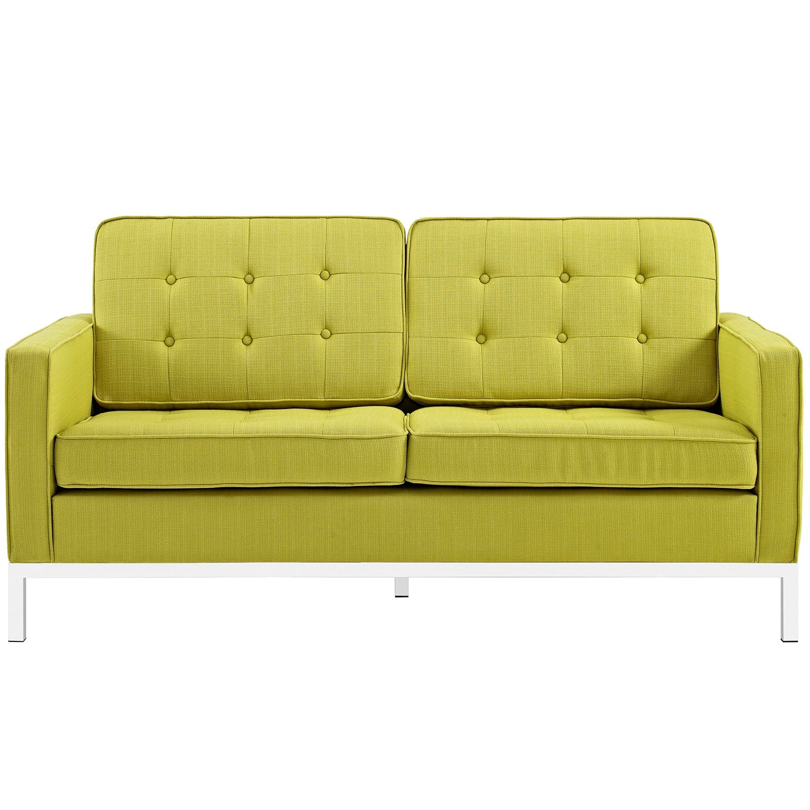 Loft Upholstered Fabric Loveseat by Modway