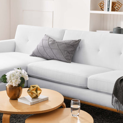 Engage Left-Facing Upholstered Fabric Sectional Sofa by Modway
