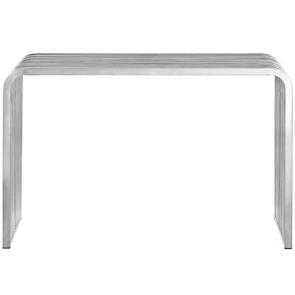 Pipe Stainless Steel Console Table by Modway