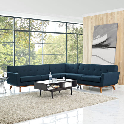 Engage L-Shaped Upholstered Fabric Sectional Sofa by Modway