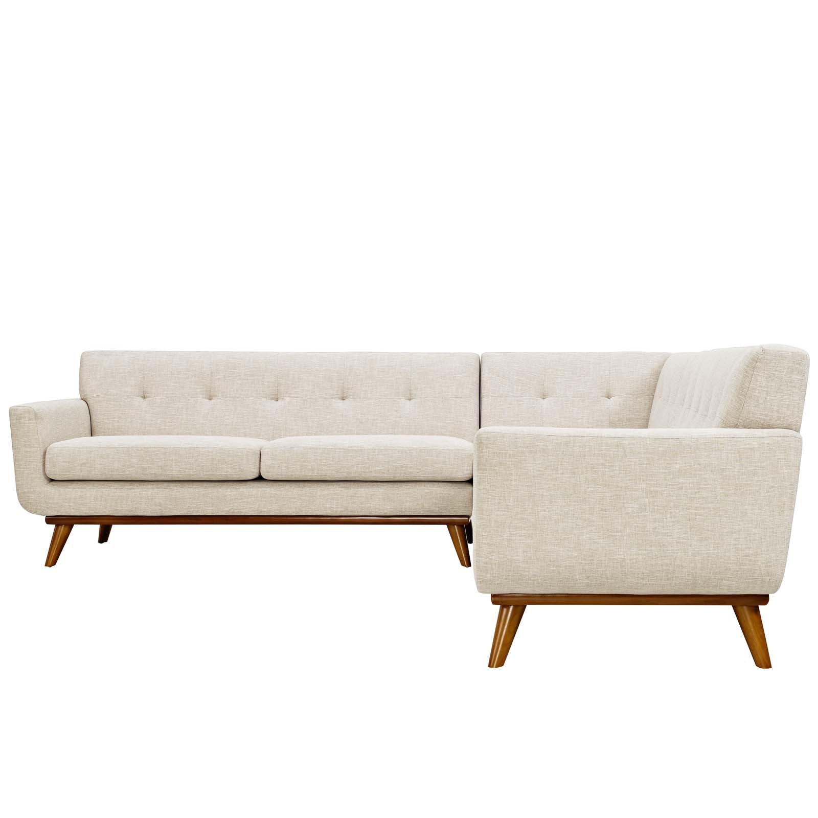 Engage L-Shaped Upholstered Fabric Sectional Sofa by Modway