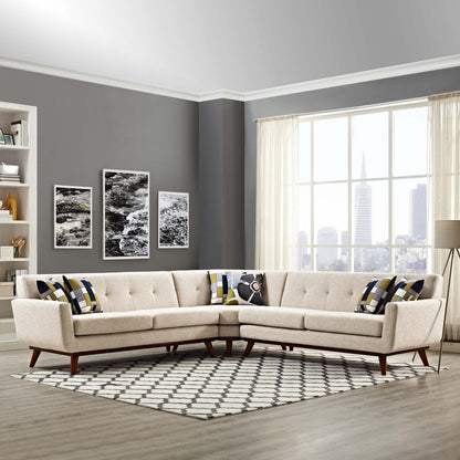 Engage L-Shaped Upholstered Fabric Sectional Sofa by Modway