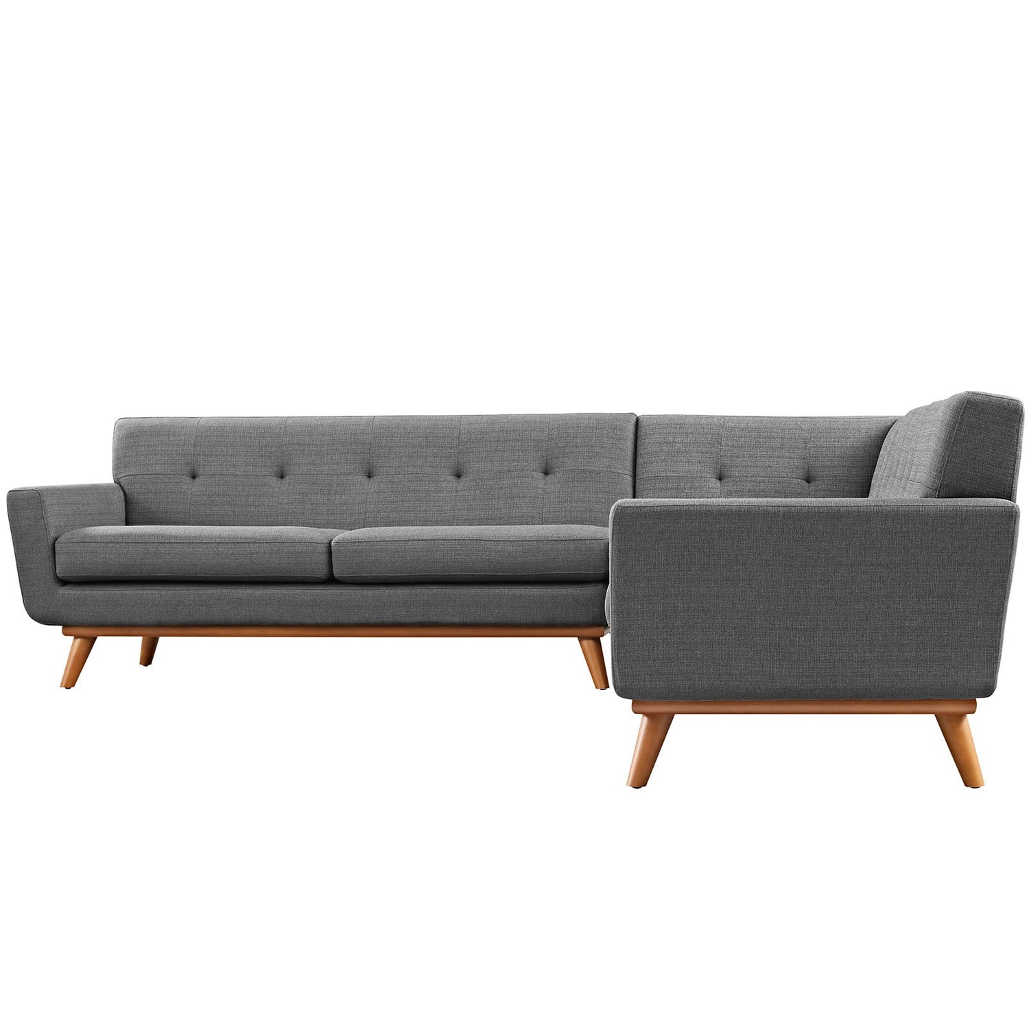 Engage L-Shaped Upholstered Fabric Sectional Sofa by Modway