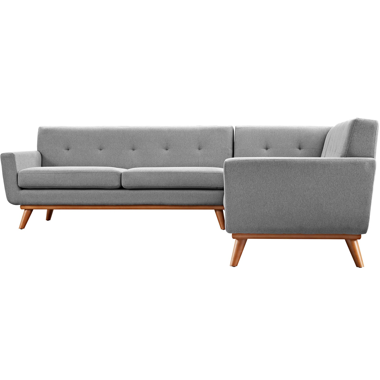 Engage L-Shaped Upholstered Fabric Sectional Sofa by Modway