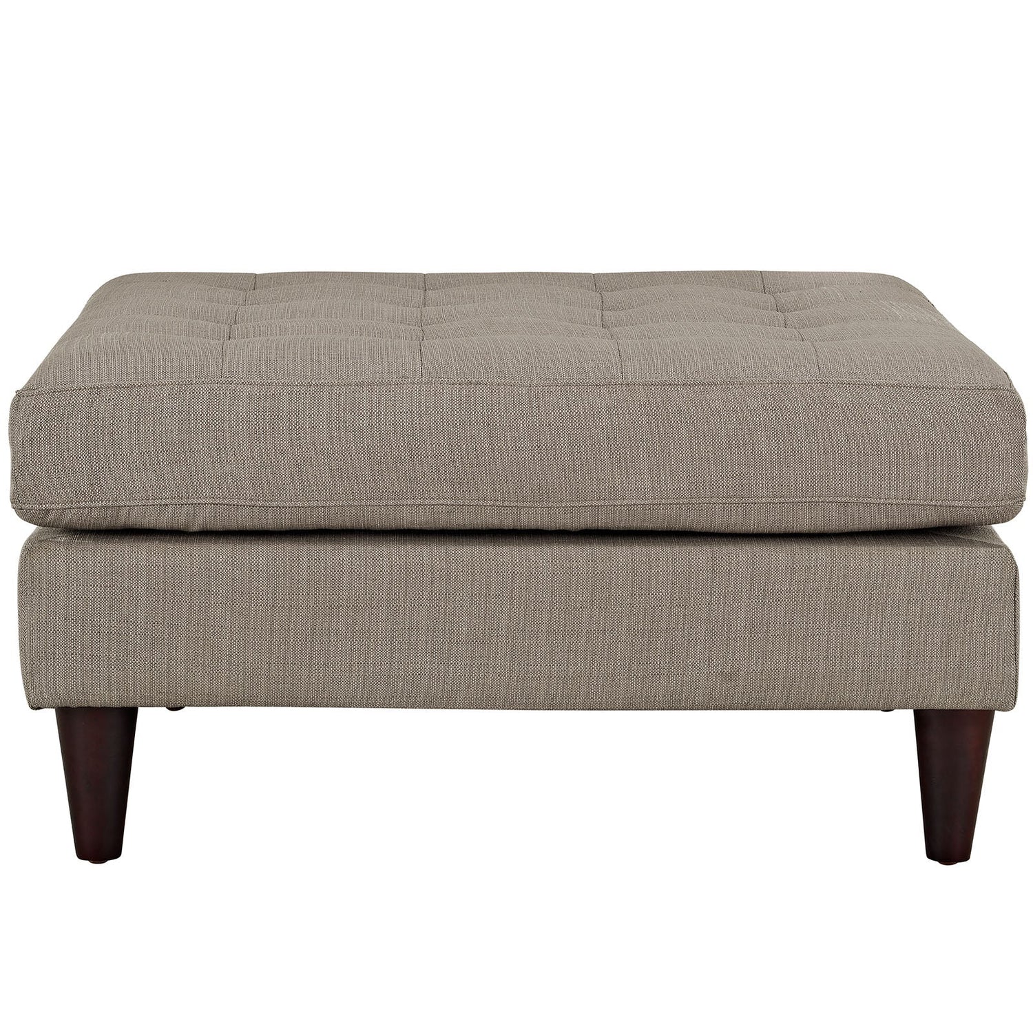 Empress Upholstered Fabric Large Ottoman By HouseBean