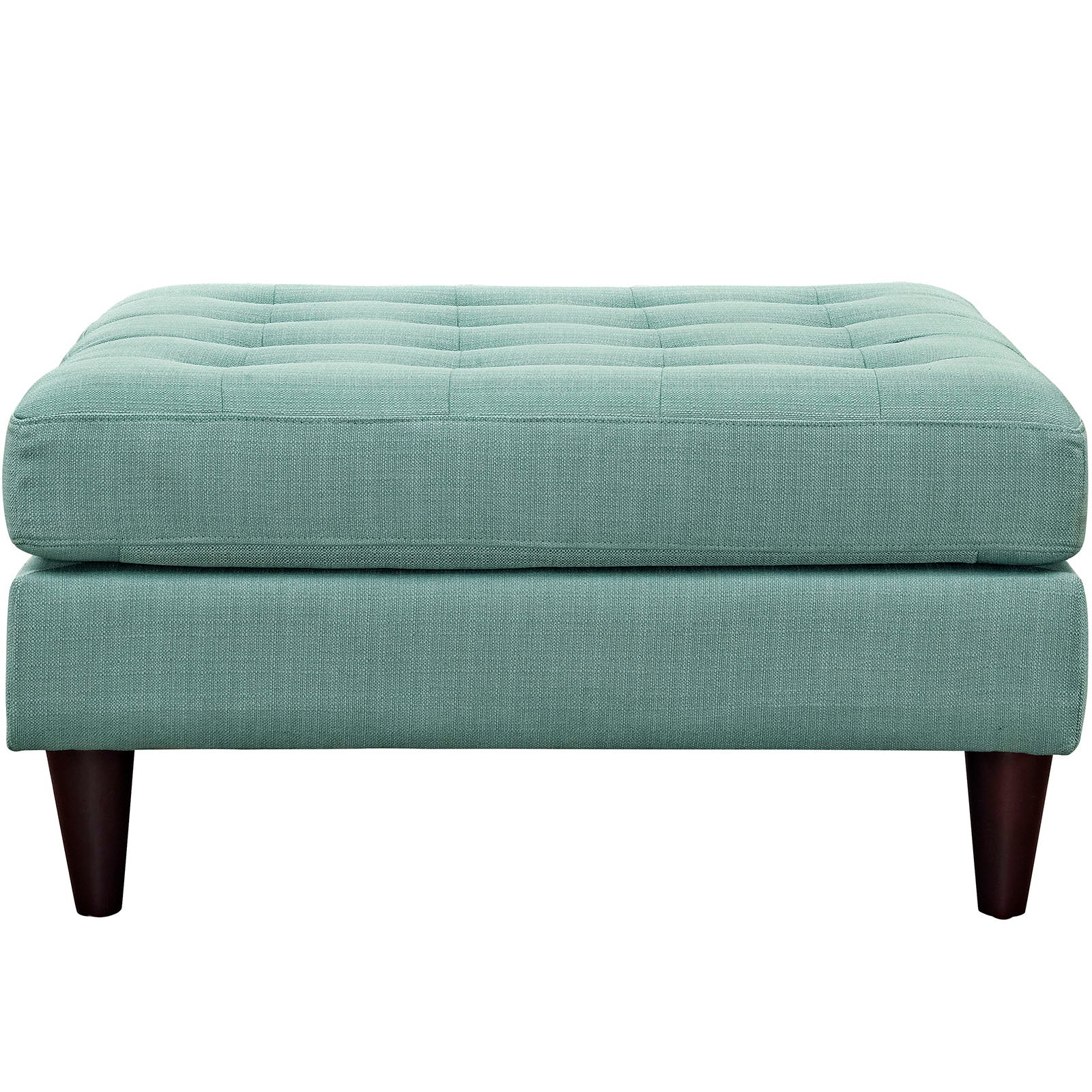 Empress Upholstered Fabric Large Ottoman By HouseBean