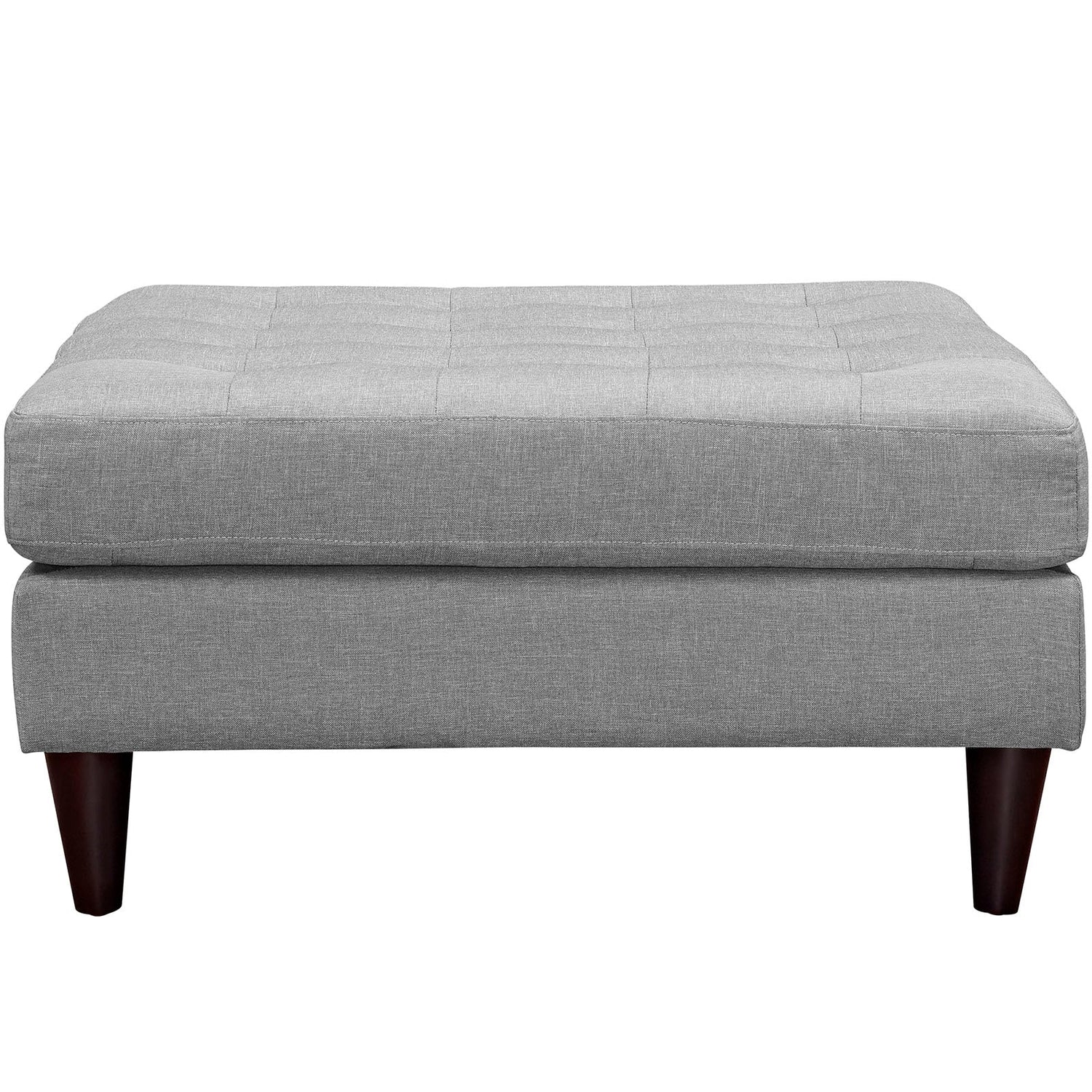 Empress Upholstered Fabric Large Ottoman By HouseBean