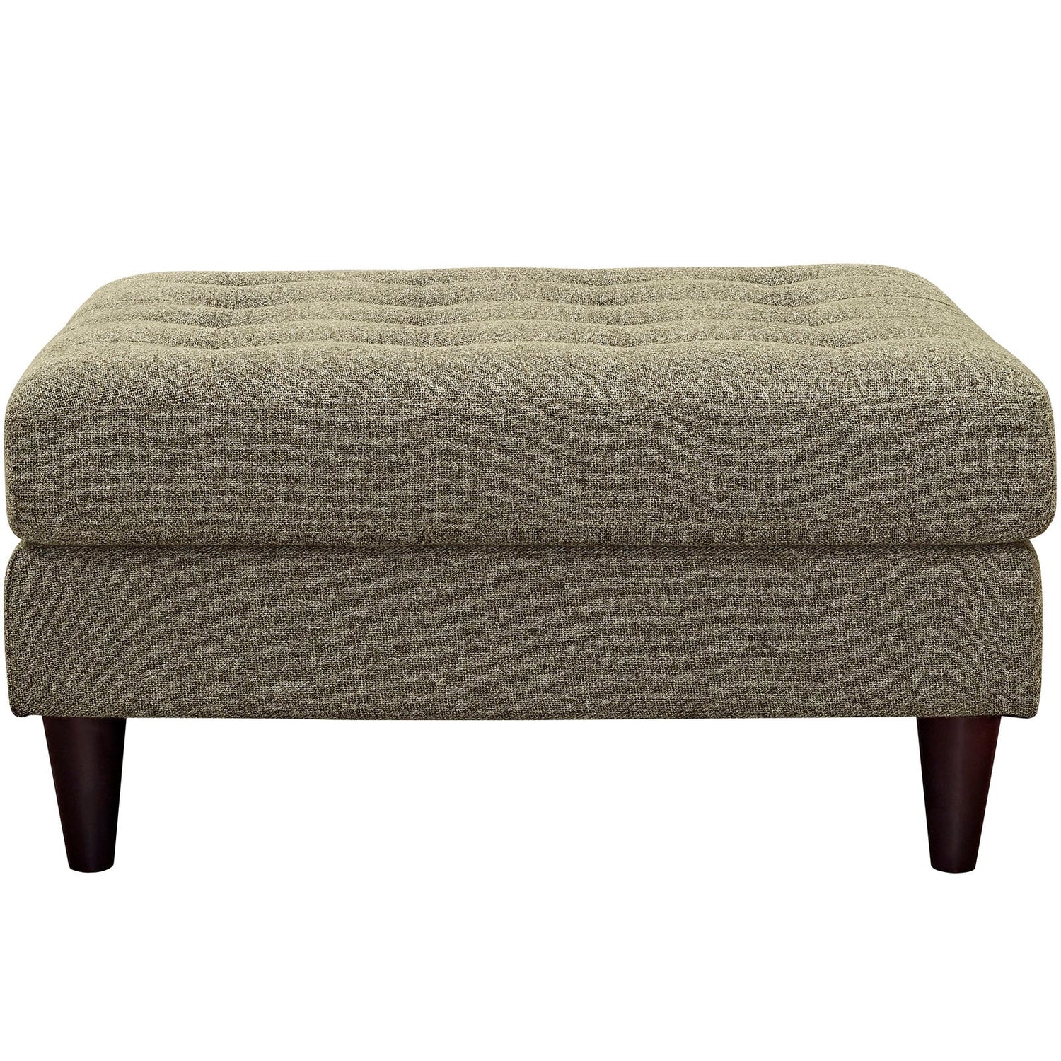 Empress Upholstered Fabric Large Ottoman By HouseBean