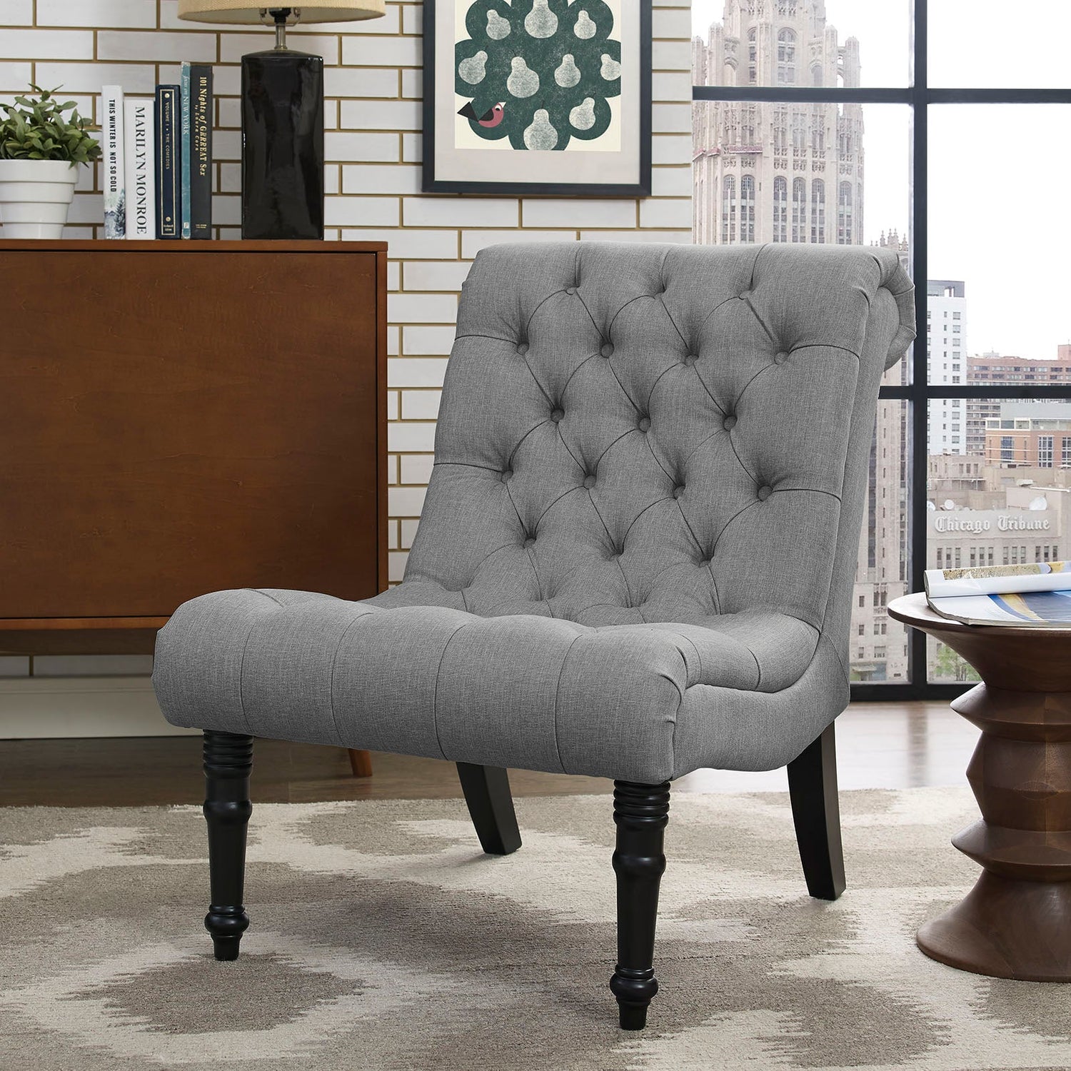 Navigate Upholstered Fabric Lounge Chair by Modway
