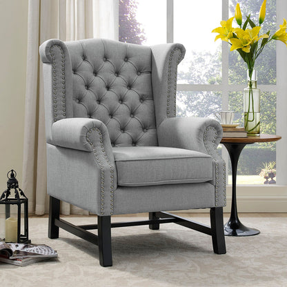 Steer Upholstered Fabric Armchair by Modway