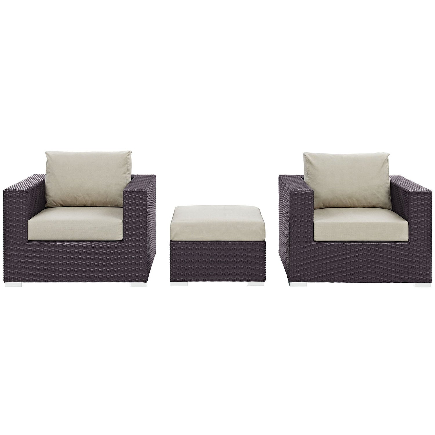 Convene 3 Piece Outdoor Patio Sofa Set by Modway