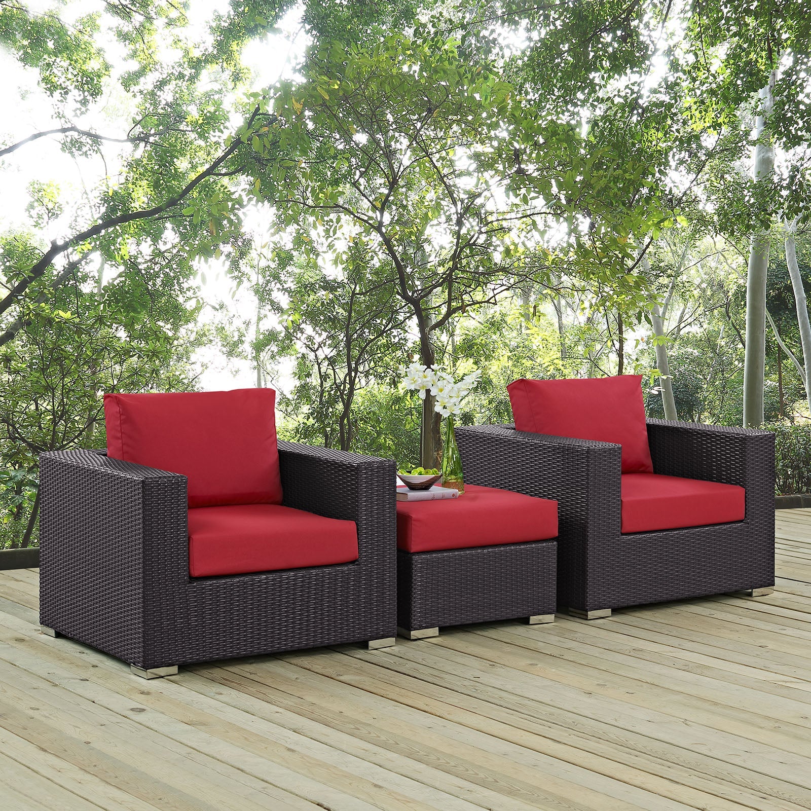 Convene 3 Piece Outdoor Patio Sofa Set by Modway