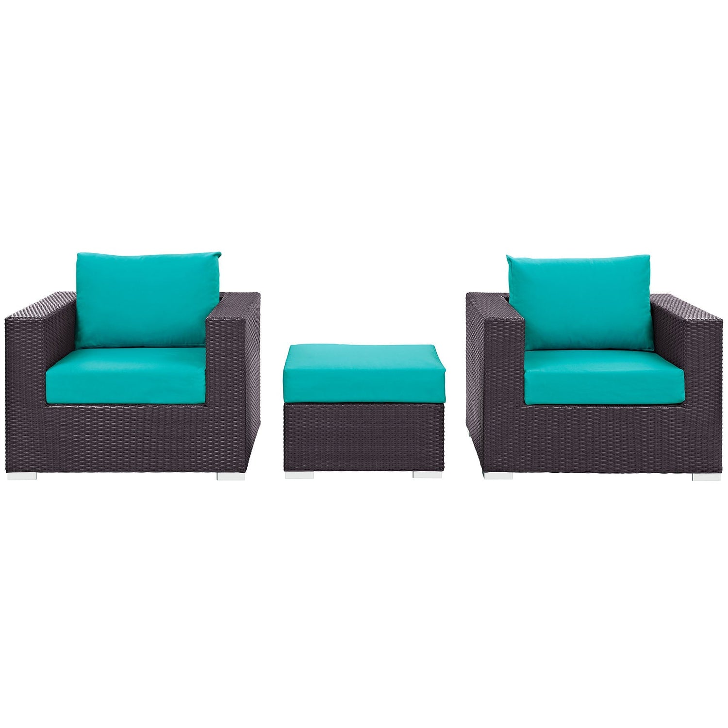 Convene 3 Piece Outdoor Patio Sofa Set by Modway