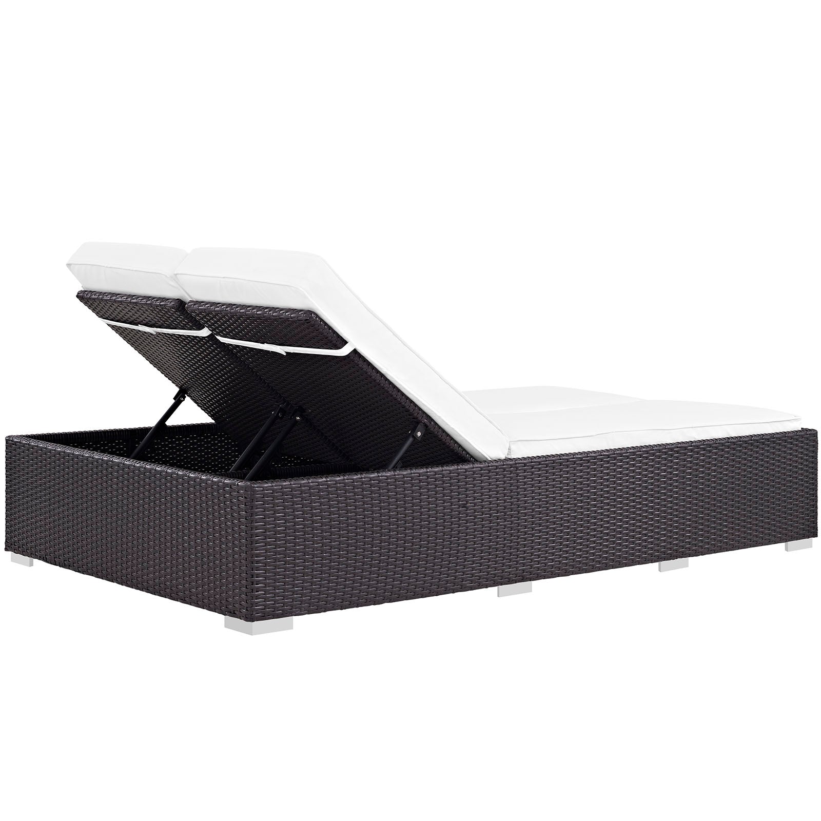 Convene Double Outdoor Patio Chaise by Modway