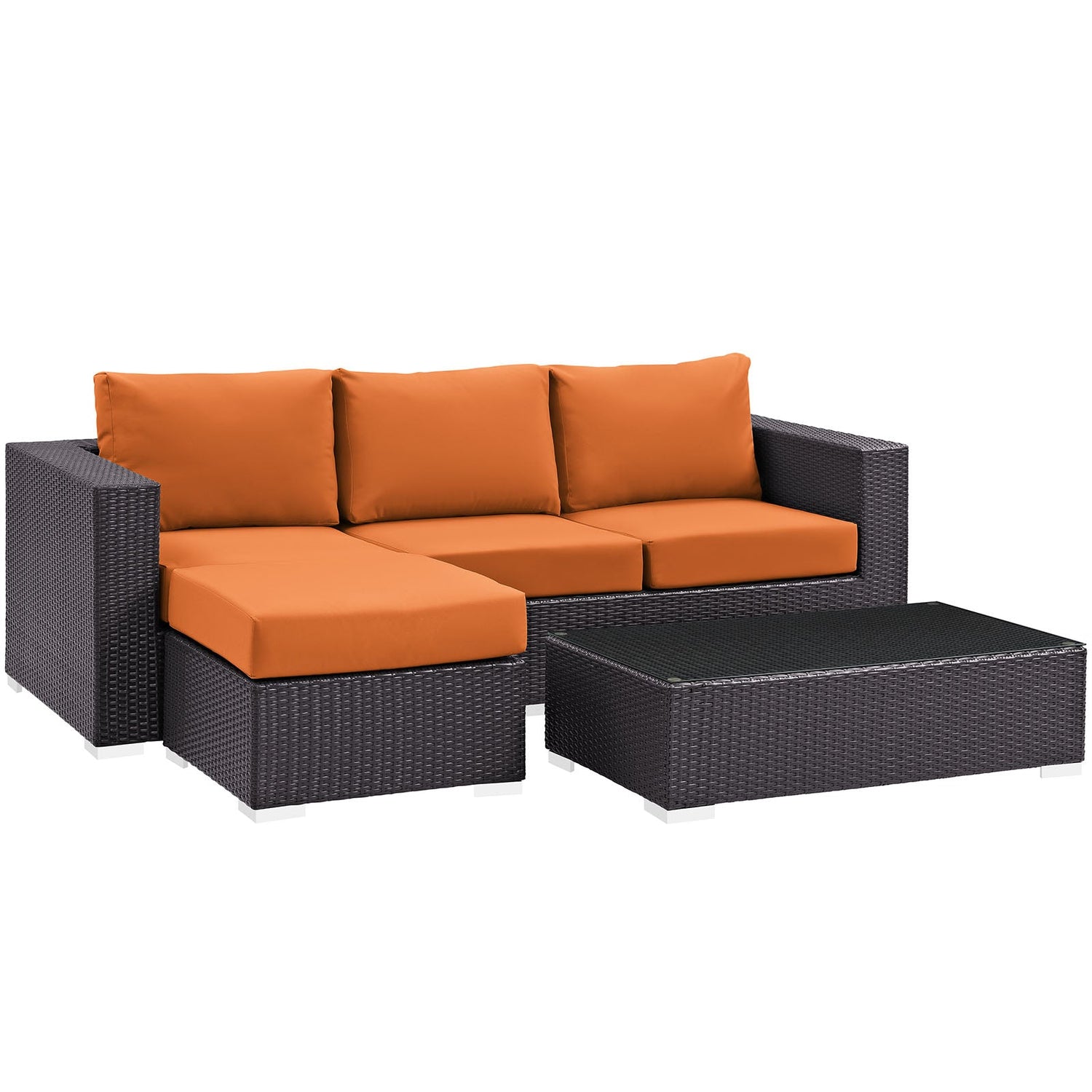 Convene 3 Piece Outdoor Patio Sofa Set by Modway