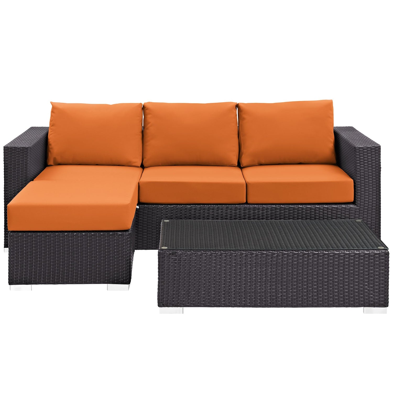 Convene 3 Piece Outdoor Patio Sofa Set by Modway