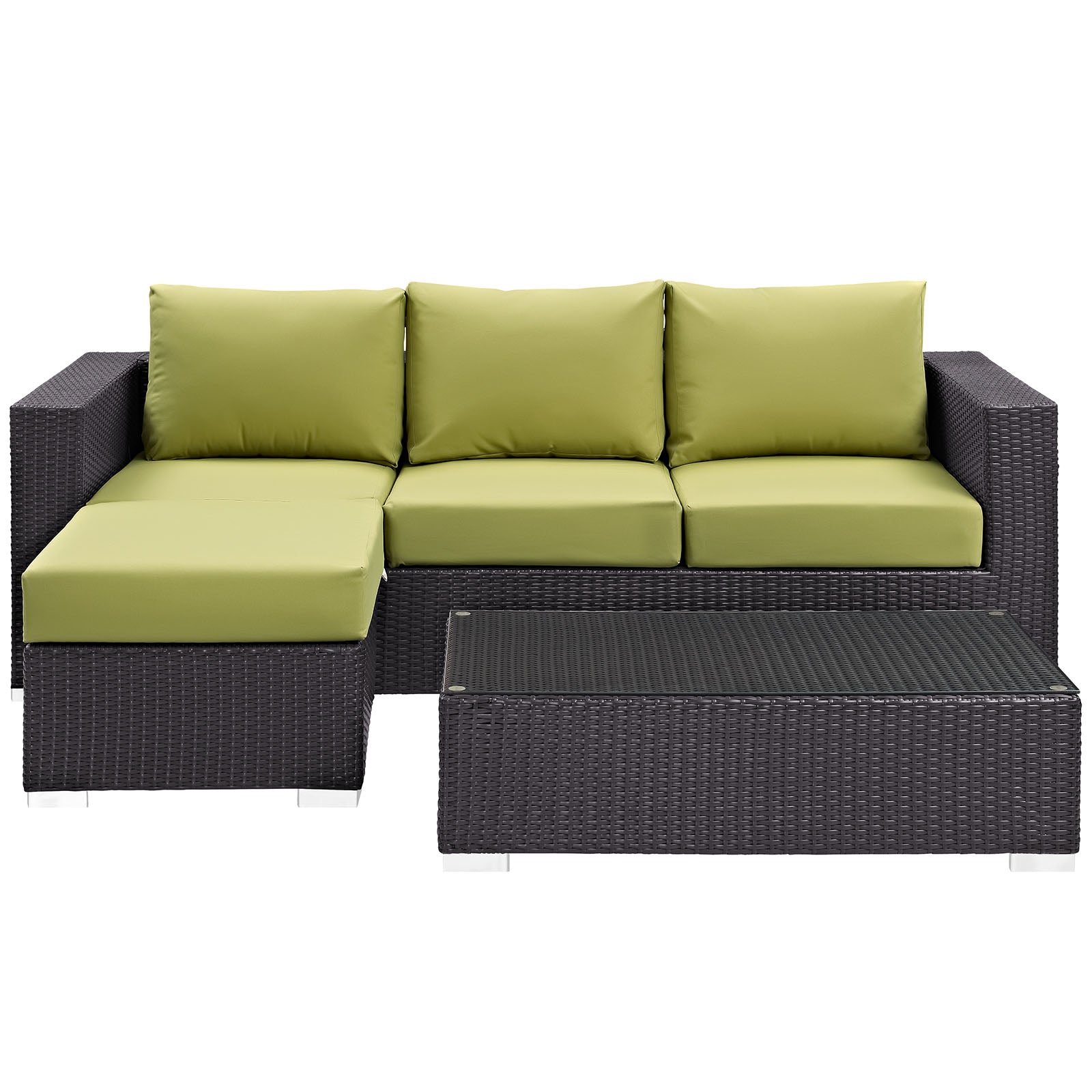 Convene 3 Piece Outdoor Patio Sofa Set by Modway