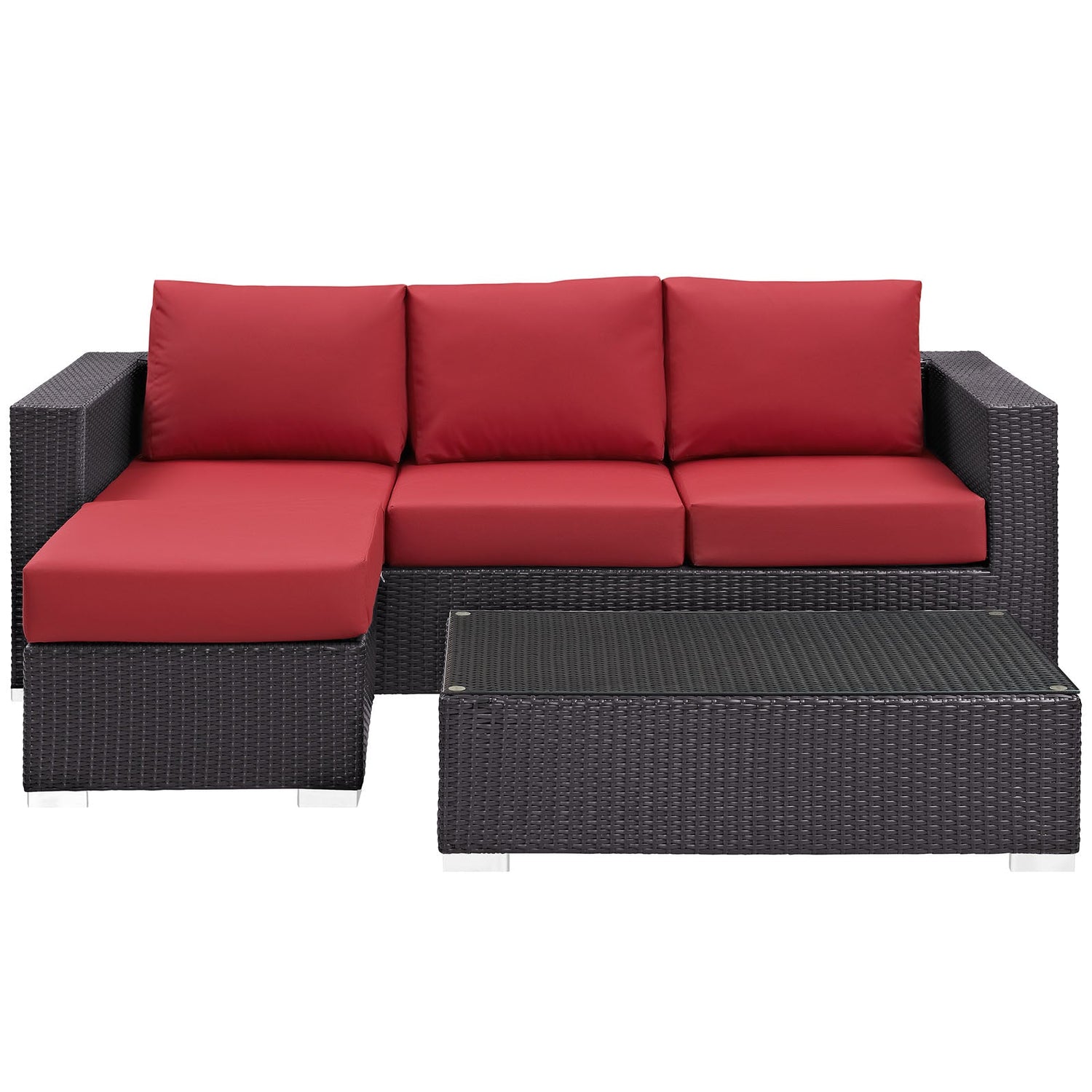 Convene 3 Piece Outdoor Patio Sofa Set by Modway