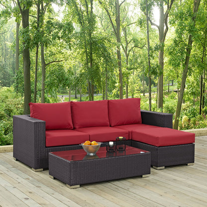 Convene 3 Piece Outdoor Patio Sofa Set by Modway