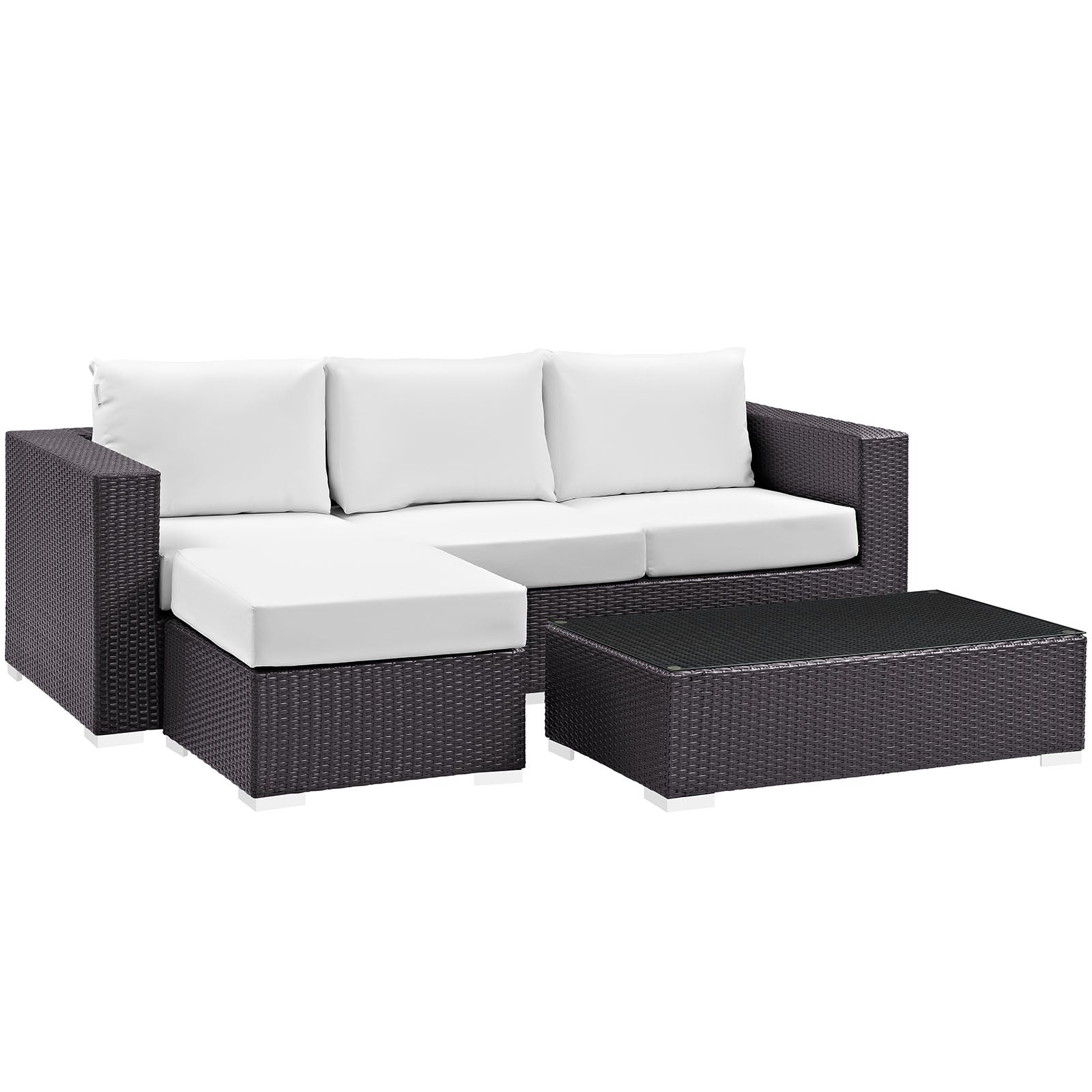 Convene 3 Piece Outdoor Patio Sofa Set by Modway