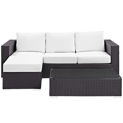 Convene 3 Piece Outdoor Patio Sofa Set by Modway