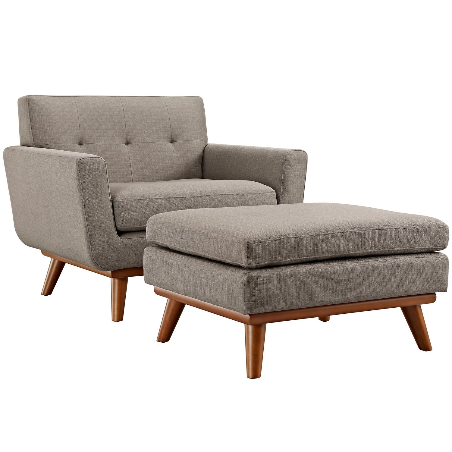 Engage 2 Piece Armchair and Ottoman By HouseBean