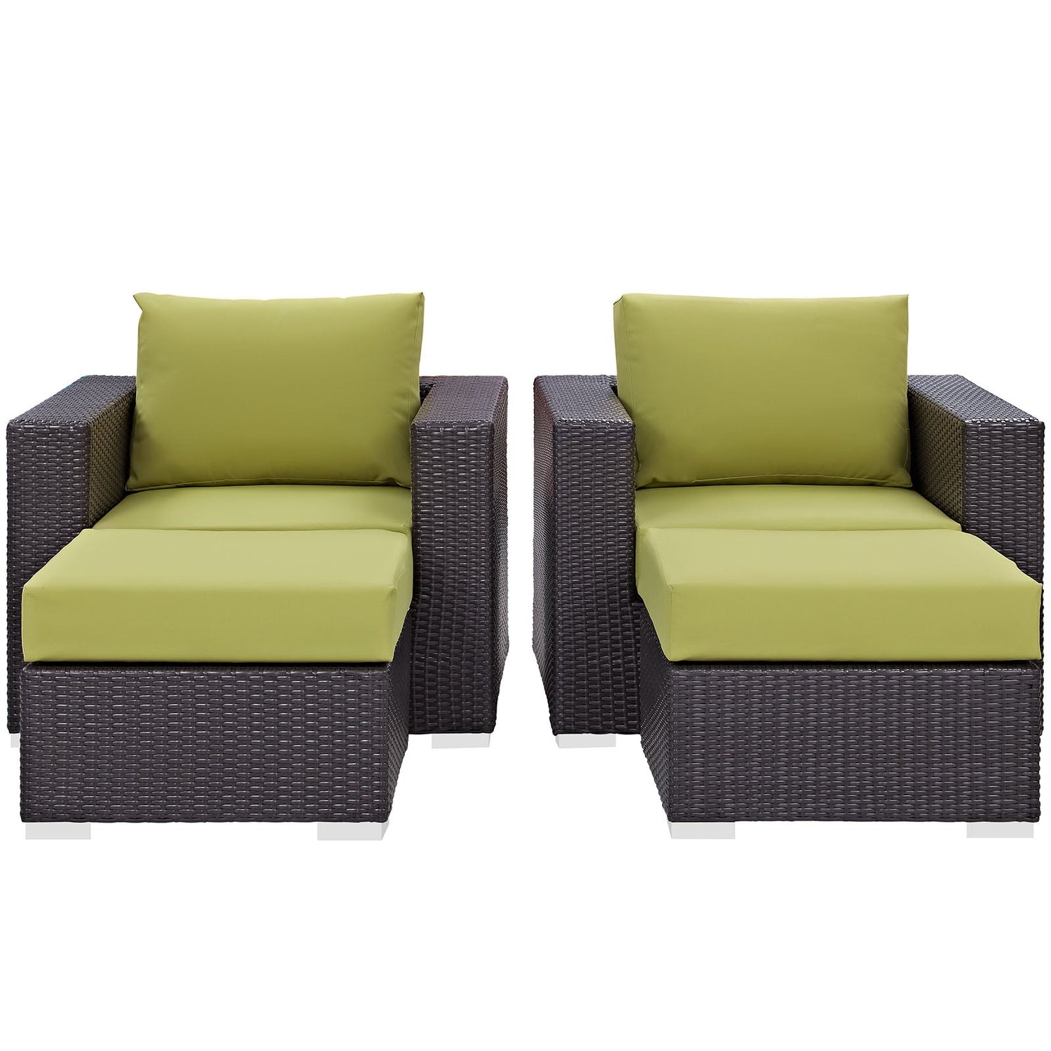 Convene 4 Piece Outdoor Patio Sectional Set by Modway