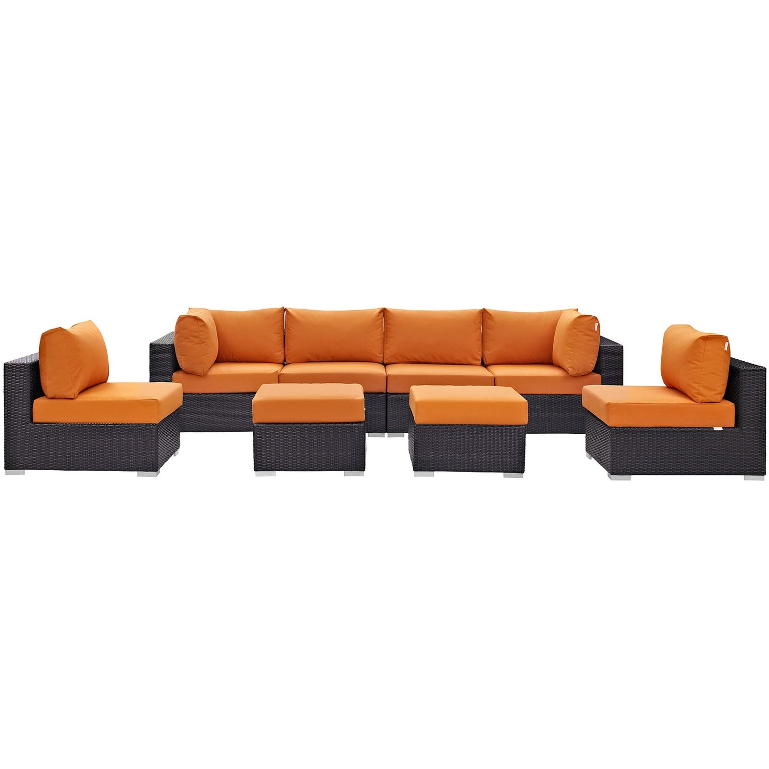 Convene 8 Piece Outdoor Patio Sectional Set by Modway