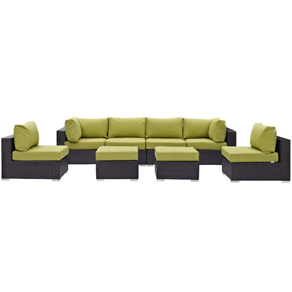 Convene 8 Piece Outdoor Patio Sectional Set by Modway