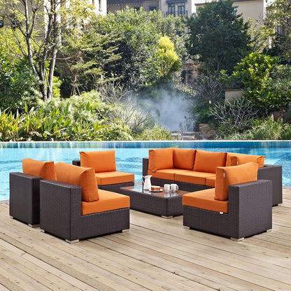 Convene 8 Piece Outdoor Patio Sectional Set by Modway