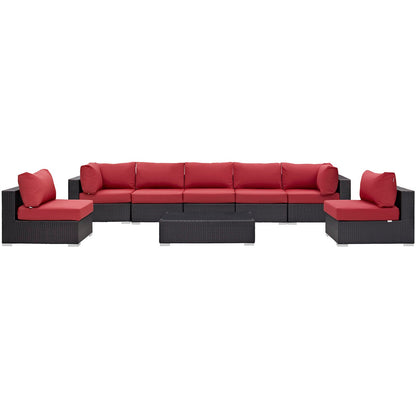 Convene 8 Piece Outdoor Patio Sectional Set by Modway