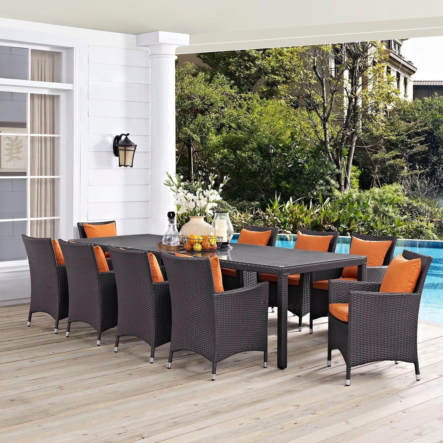 Convene 11 Piece Outdoor Patio Dining Set by Modway