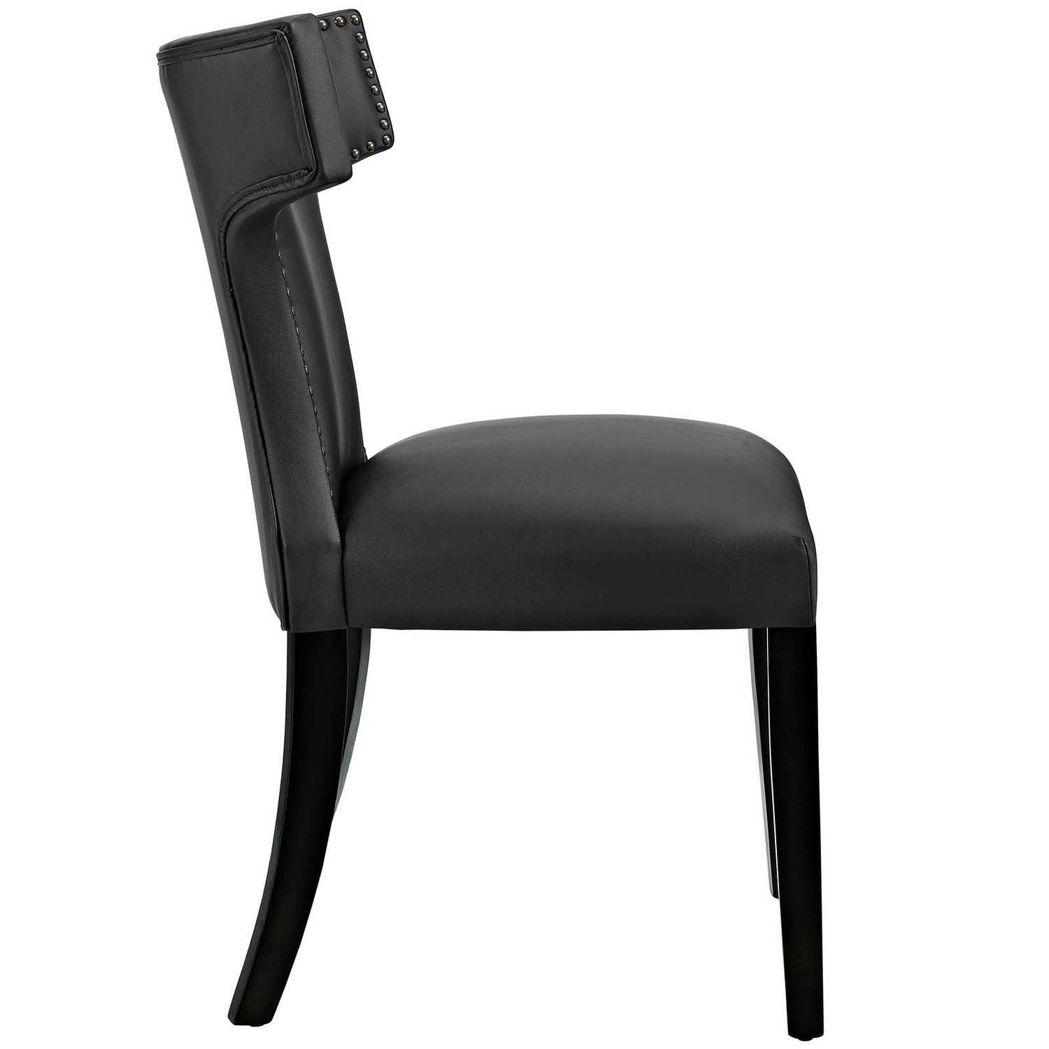 Curve Vegan Leather Dining Chair by Modway