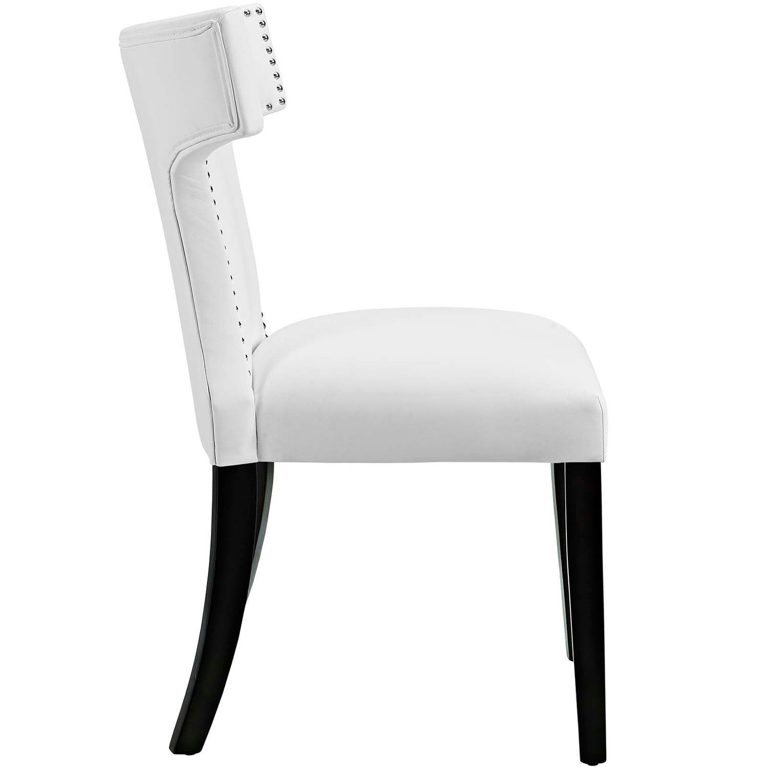 Curve Vegan Leather Dining Chair by Modway