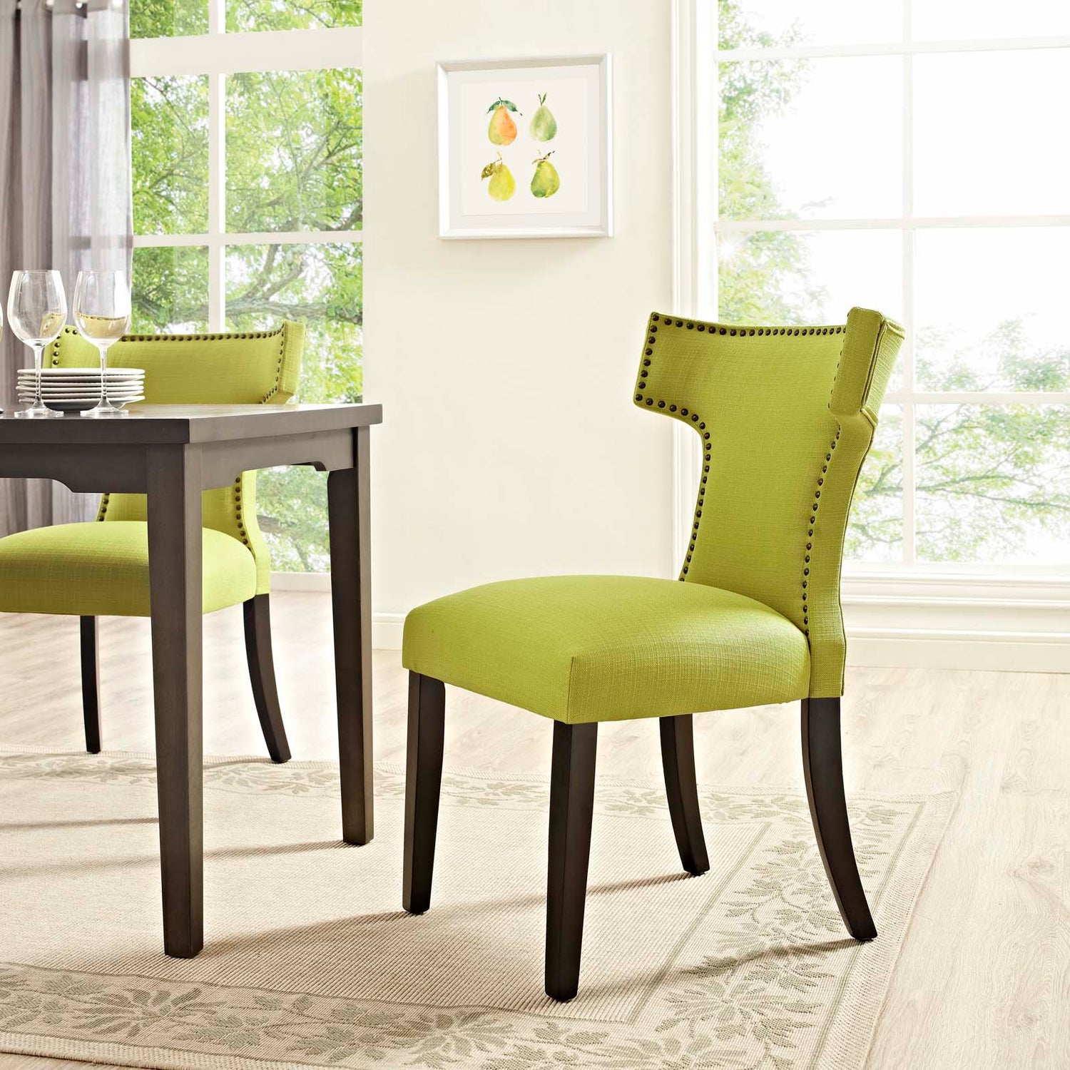 Curve Fabric Dining Chair by Modway