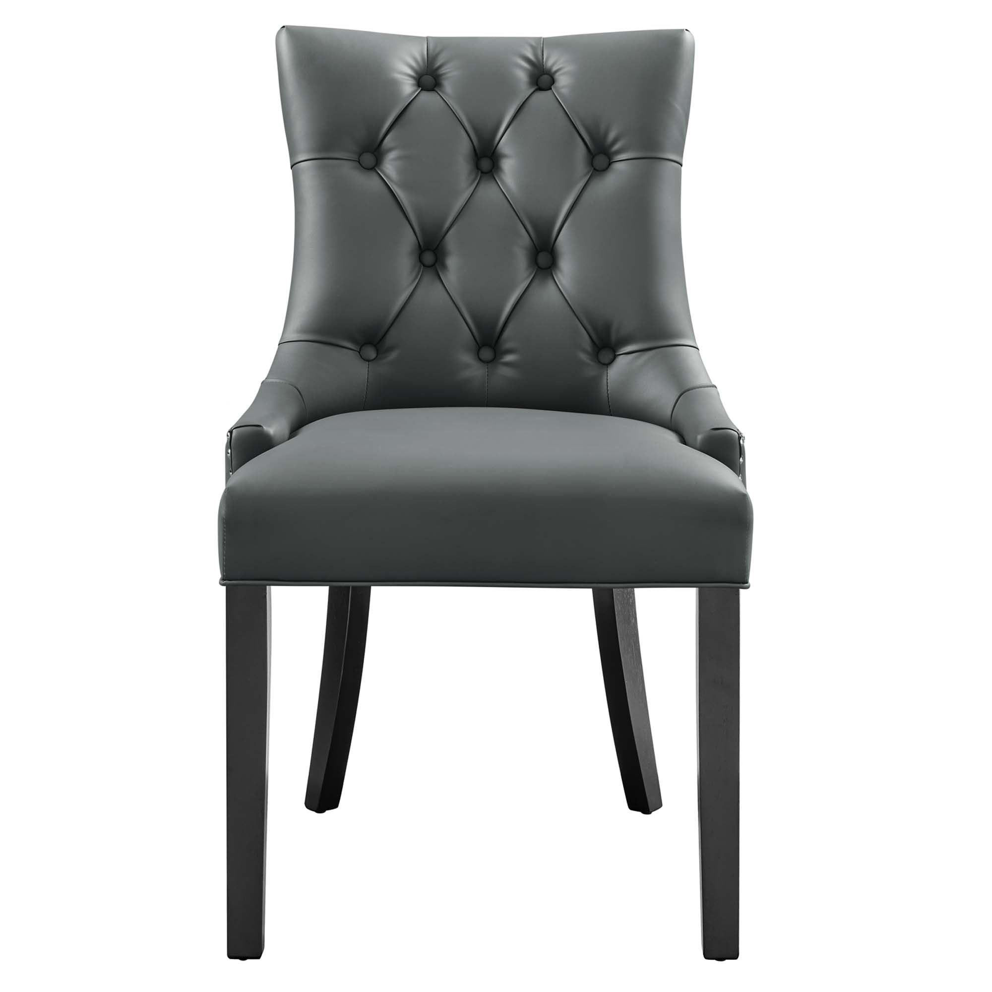 Regent Tufted Vegan Leather Dining Chair by Modway